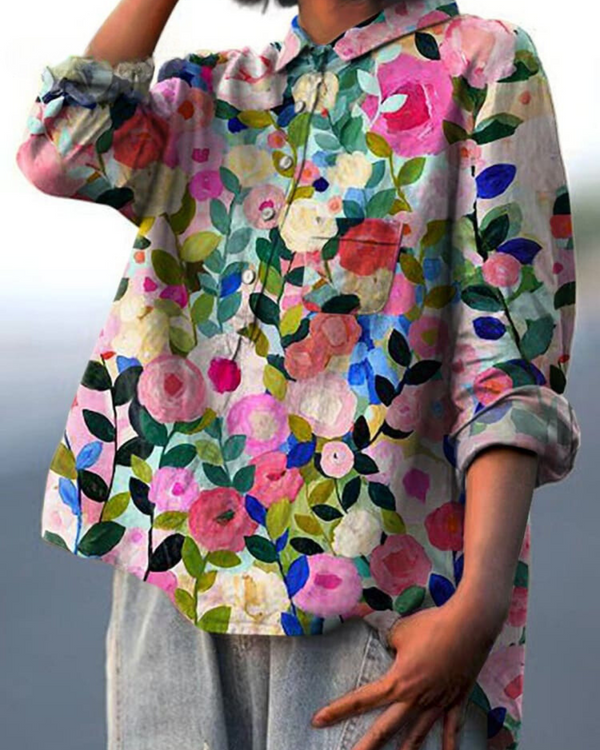 Sara - Blouse met bloemenprint