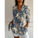 RIA - Casual Blouse met Bloemenprint