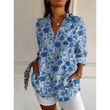 RIA - Casual Blouse met Bloemenprint