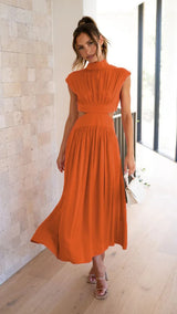 Hattie - Lange elegante maxi jurk